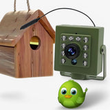 HD Bird Nest Camera – 1080p Night Vision, IP66 Weatherproof & WiFi Motion Alerts