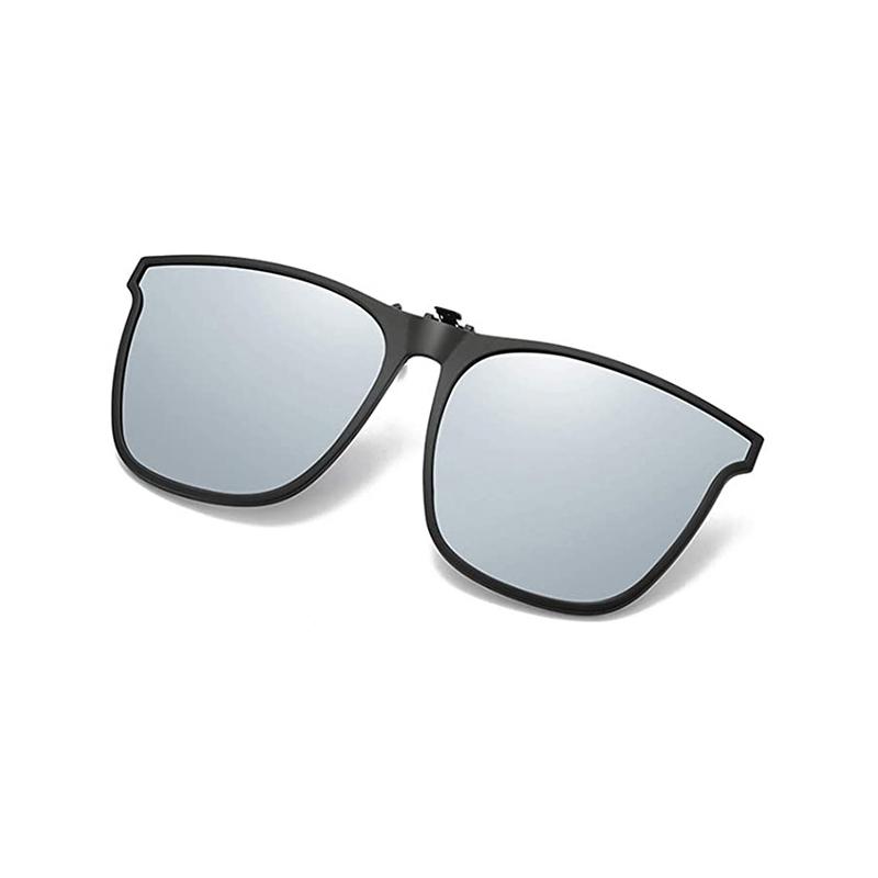 Premium Polarized Flip-Up Clip-On Sunglasses - UV Protection & Stylish Design