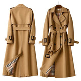 Women's belted trench coat, view 2