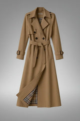 Women's belted trench coat, view 4