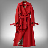 Women's belted trench coat, view 6