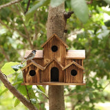 Nestora wooden birdhouse nesting box - detail