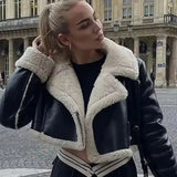 Women's cropped coat, view 4