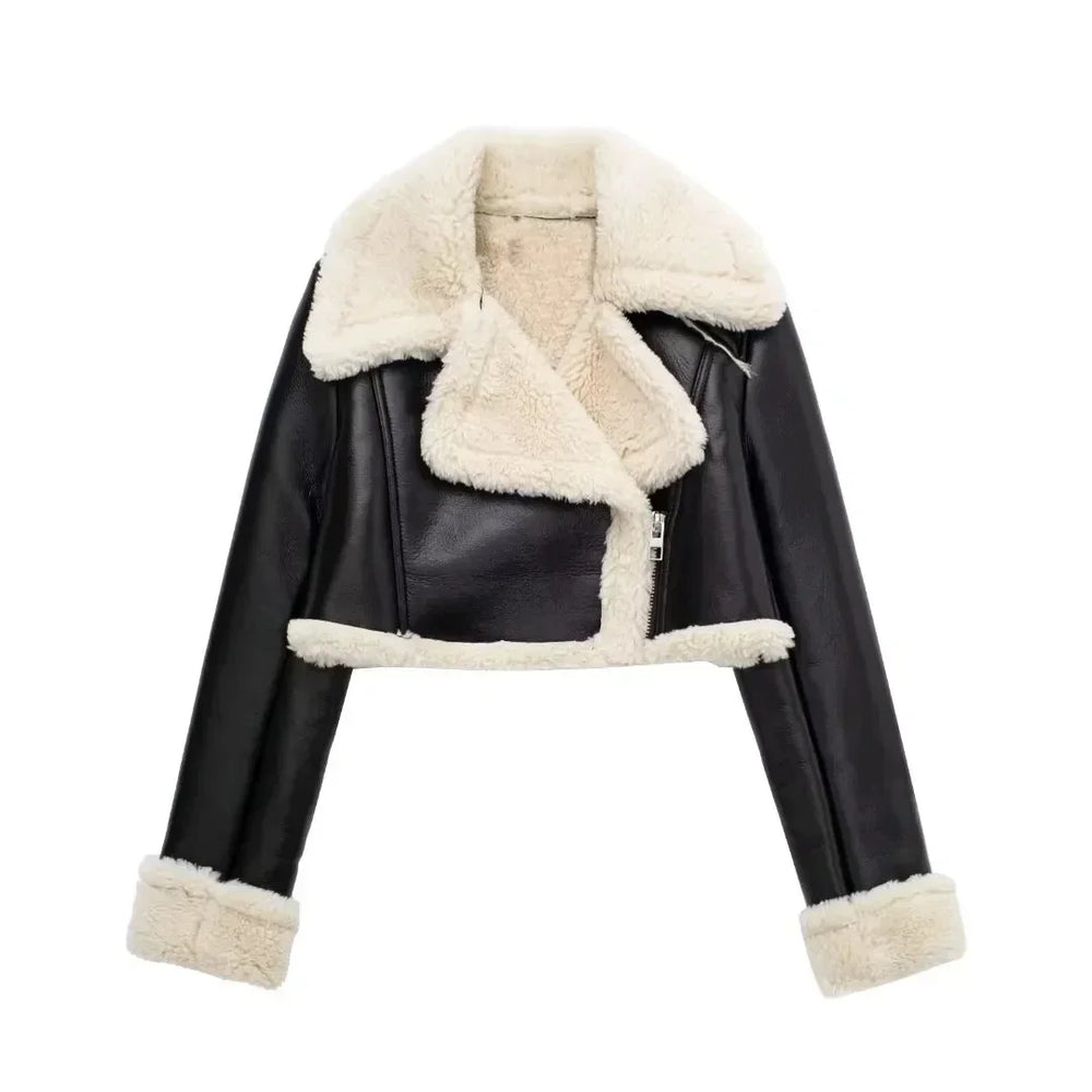 Women's cropped coat, view 5