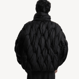 Women's zip-up puffer jacket, view 3