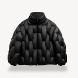 Women's zip-up puffer jacket, view 5