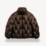 Women's zip-up puffer jacket, view 6