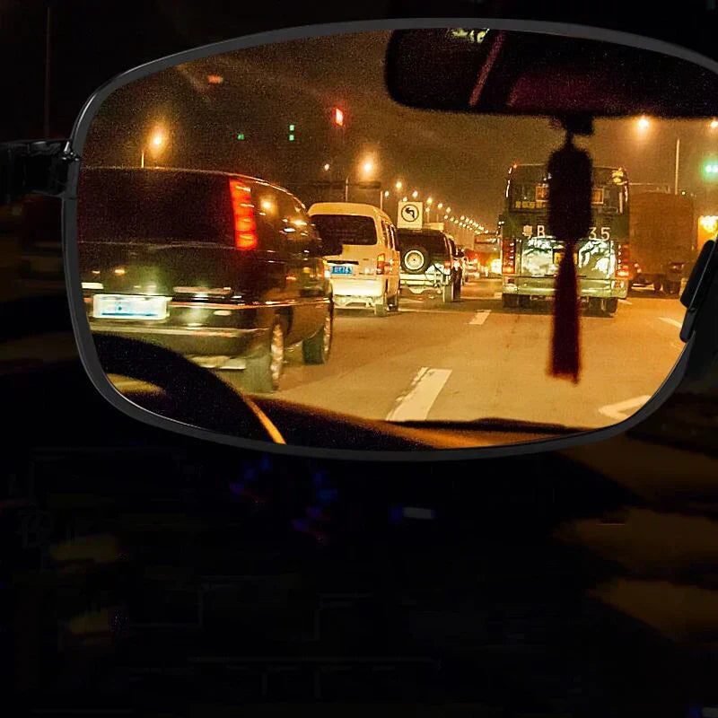 Night Vision Glasses with GlareCut Technology for Safe Nighttime Driving - Anti-Glare, UV Protection, Lightweight Design