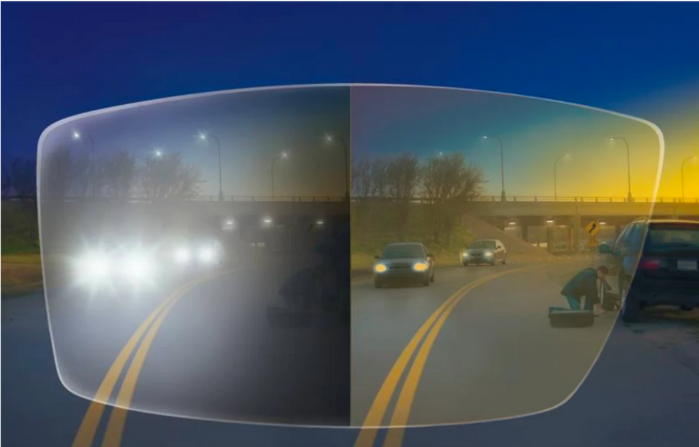 Night Vision Glasses with GlareCut Technology for Safe Nighttime Driving - Anti-Glare, UV Protection, Lightweight Design