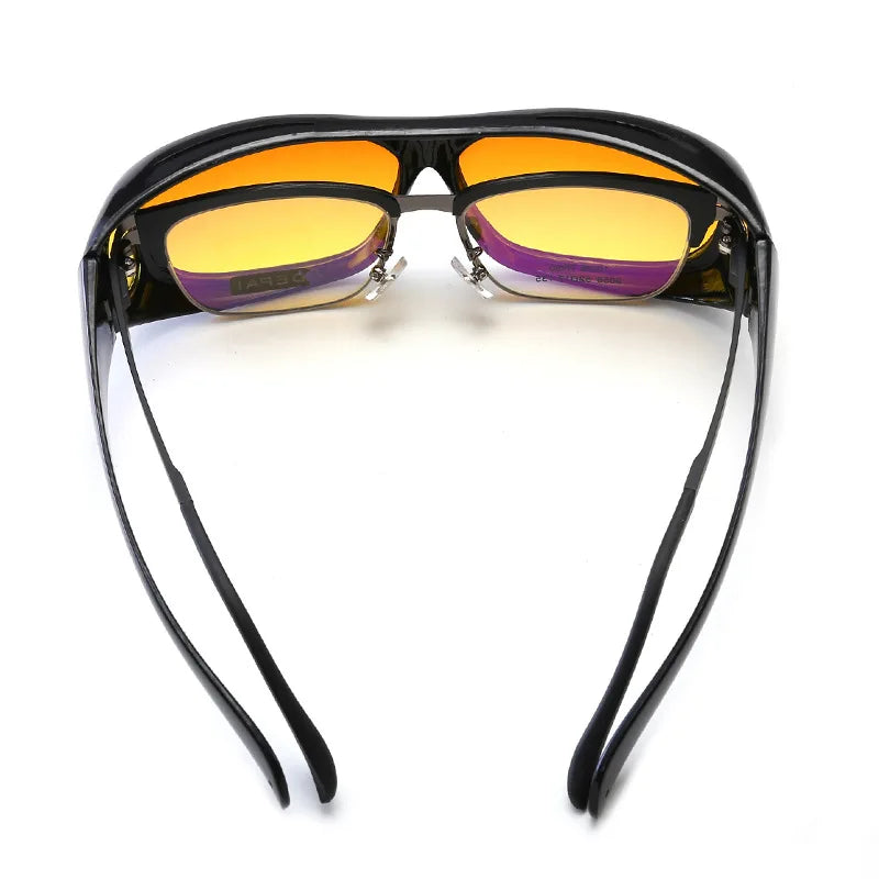Night Vision Glasses with GlareCut Technology for Safe Nighttime Driving - Anti-Glare, UV Protection, Lightweight Design