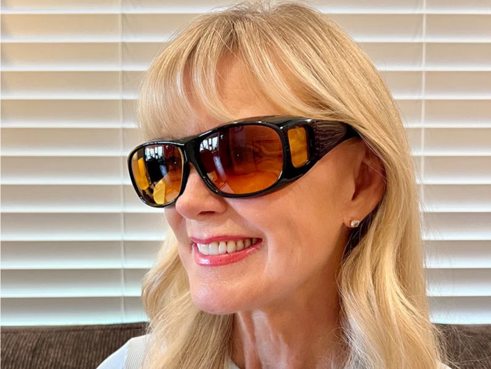 Night Vision Glasses with GlareCut Technology for Safe Nighttime Driving - Anti-Glare, UV Protection, Lightweight Design