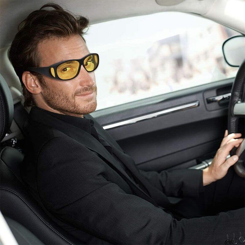 Anti-Glare Driving Glasses – Unisex, Enhanced Clarity & Day-Night Visibility