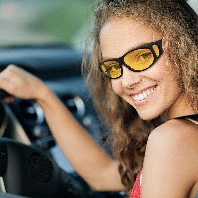 Anti-Glare Driving Glasses – Unisex, Enhanced Clarity & Day-Night Visibility