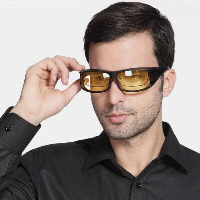 Anti-Glare Driving Glasses – Unisex, Enhanced Clarity & Day-Night Visibility