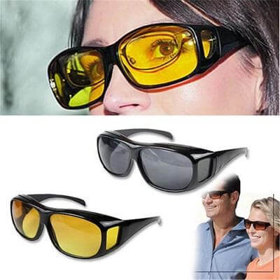 Anti-Glare Driving Glasses – Unisex, Enhanced Clarity & Day-Night Visibility