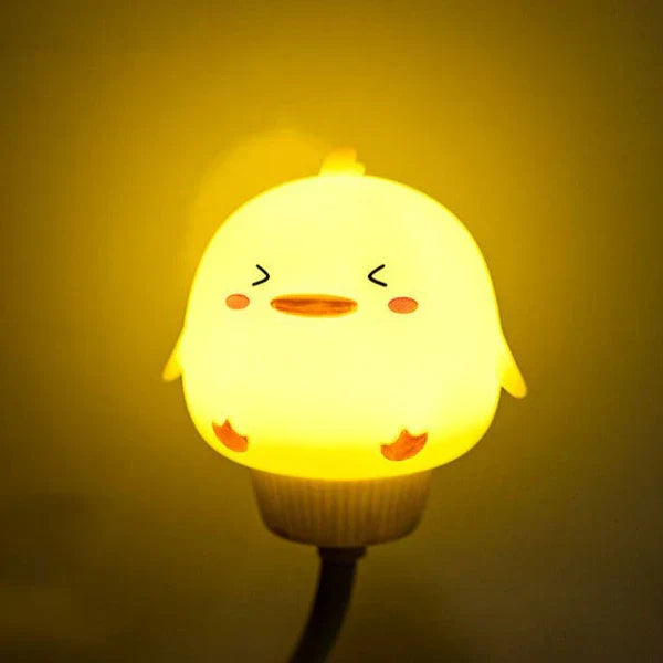 CuddleLight Nightlight with Adjustable Timer - Soft Glow for Sleep & Comfort