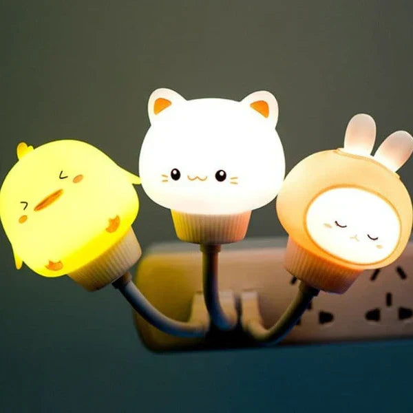 CuddleLight Nightlight with Adjustable Timer - Soft Glow for Sleep & Comfort