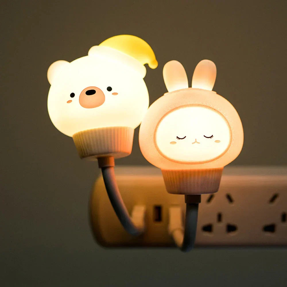 CuddleLight Nightlight with Adjustable Timer - Soft Glow for Sleep & Comfort