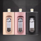 3-in-1 USB Flash Drive - Expand Storage for iPhone, Android & PC | High-Speed Data Transfer & Versatile Compatibility