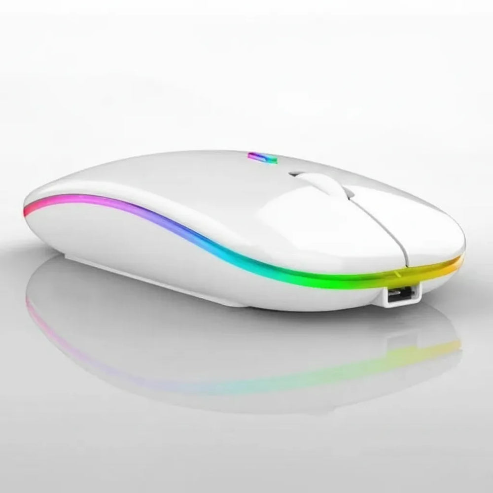 Enhanced Product Title: "Kabellose RGB-LED-Maus – Akku-betrieben, keine Batterien erforderlich" 

This title emphasizes key features and improves clarity for better visibility in Google Shopping.