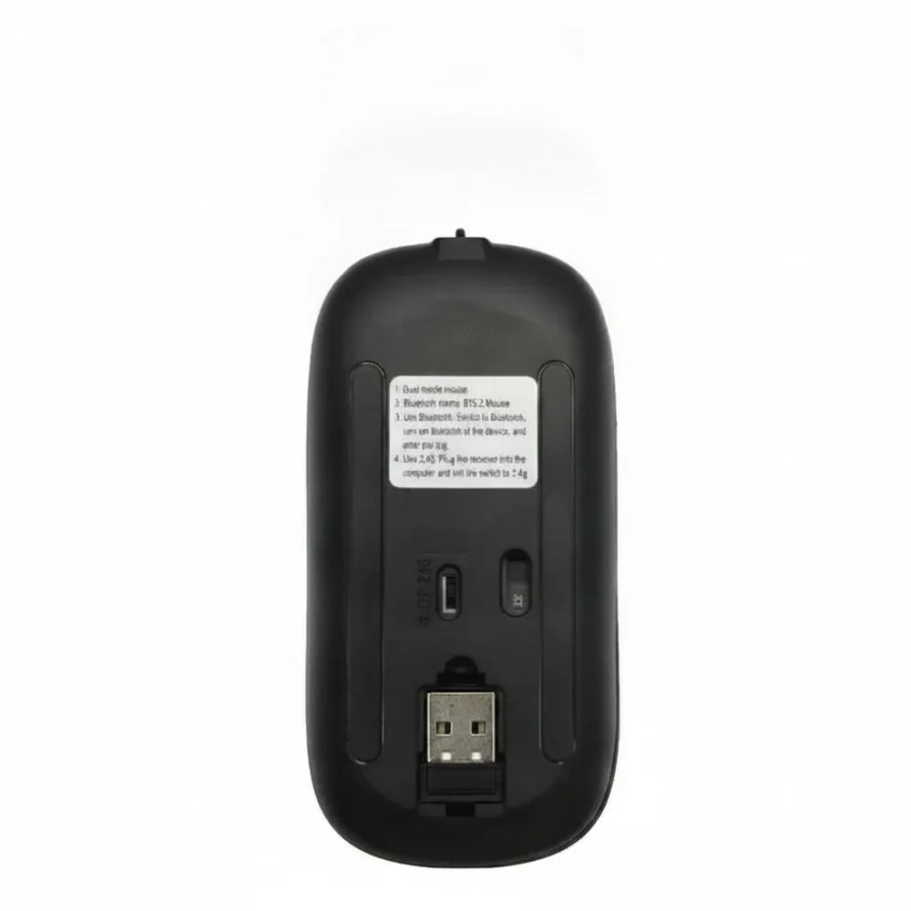 Enhanced Product Title: "Kabellose RGB-LED-Maus – Akku-betrieben, keine Batterien erforderlich" 

This title emphasizes key features and improves clarity for better visibility in Google Shopping.