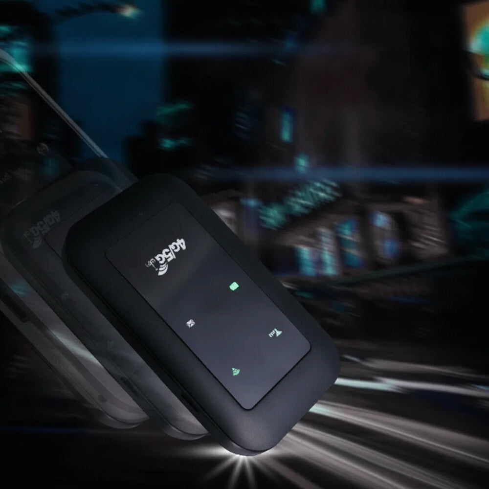 Mobile 4G/5G Wi-Fi Hotspot – Portable Router, 10-Device Support & SIM Slot