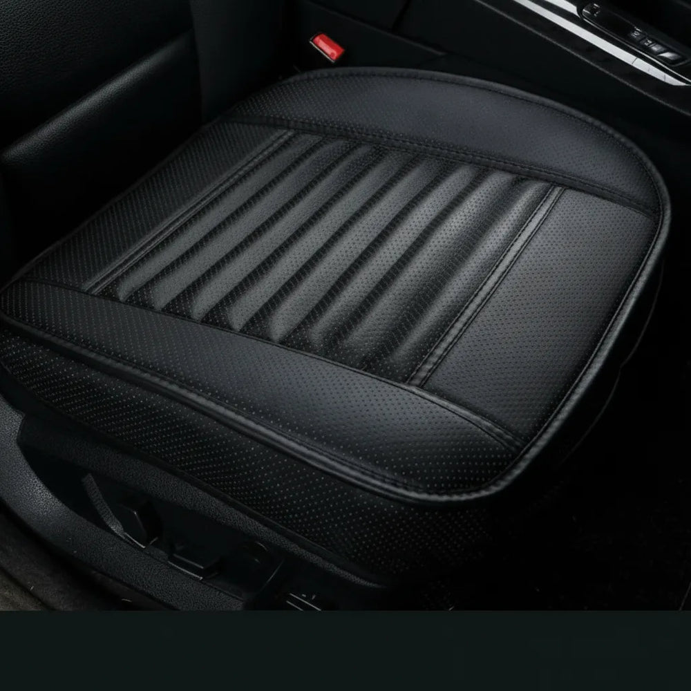 Atmungsaktiver PU-Leder Autositzbezug – Rutschfest, Ganzjährig Einsetzbar, Universal Fit