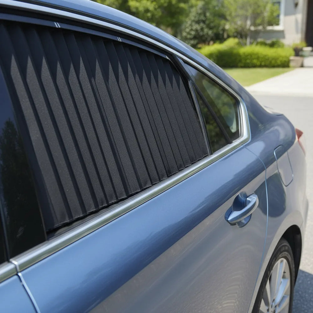 Magnetic Car Window Sun Shade – Polyester, 45×70cm & 2-Pack