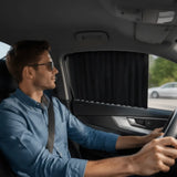 Magnetic Car Window Sun Shade – Polyester, 45×70cm & 2-Pack