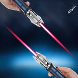 Windproof Jet Flame Gas Lighter – Refillable, 360° Nozzle, Metal Body