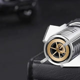 Windproof Jet Flame Gas Lighter – Refillable, 360° Nozzle, Metal Body