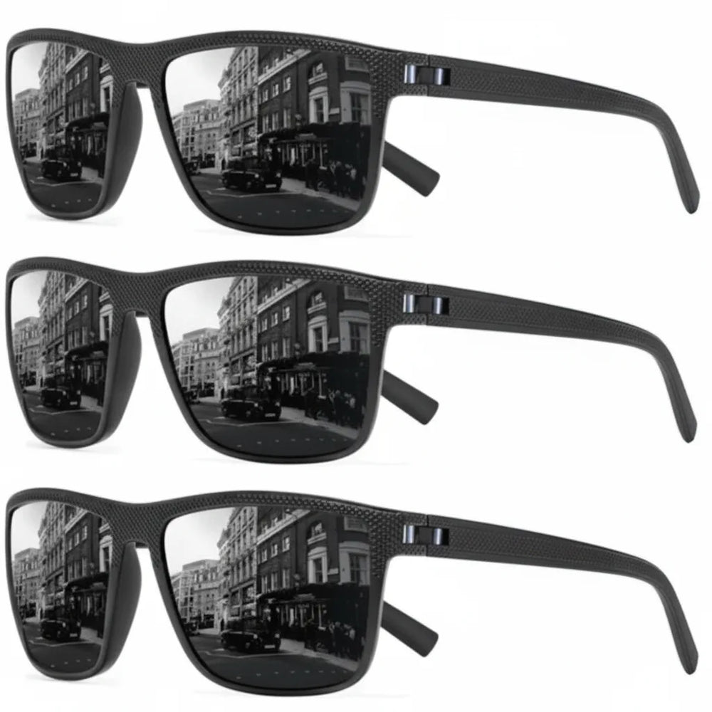 3er-Set Polarisierte Sonnenbrillen mit UV400-Schutz