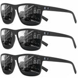 3er-Set Polarisierte Sonnenbrillen mit UV400-Schutz
