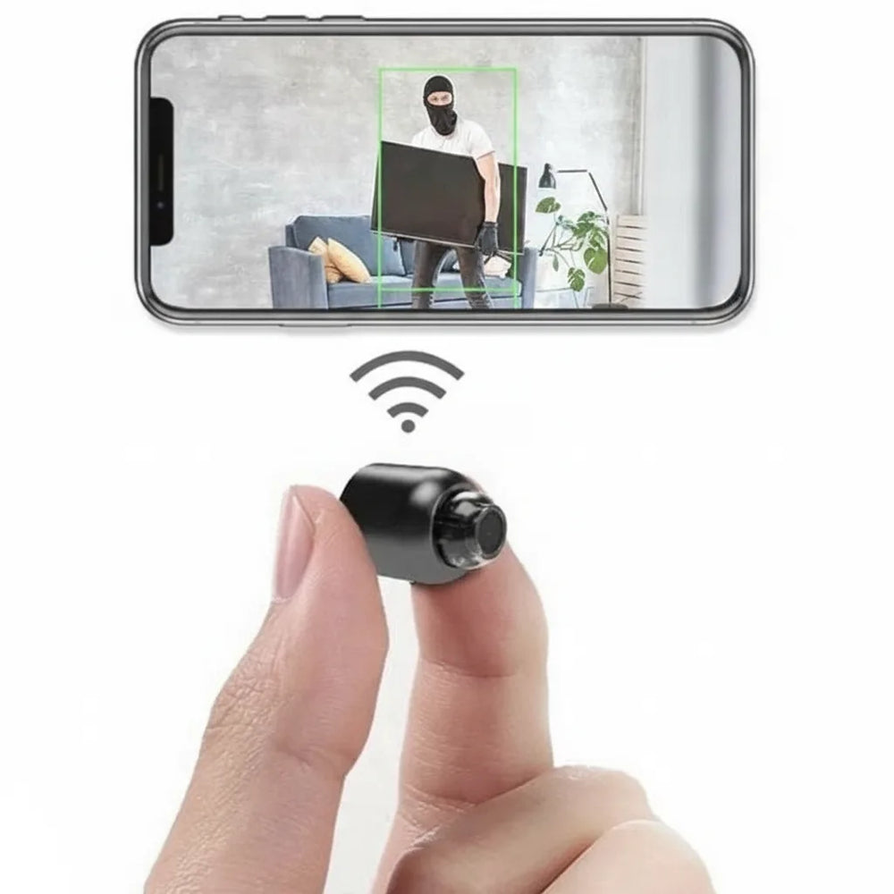 Mini WiFi Security Camera – 1080P HD, Night Vision & 120° Wide Angle