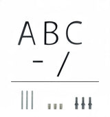 Modern House Number – Weatherproof Zinc Alloy, 12cm & Rust-Resistant