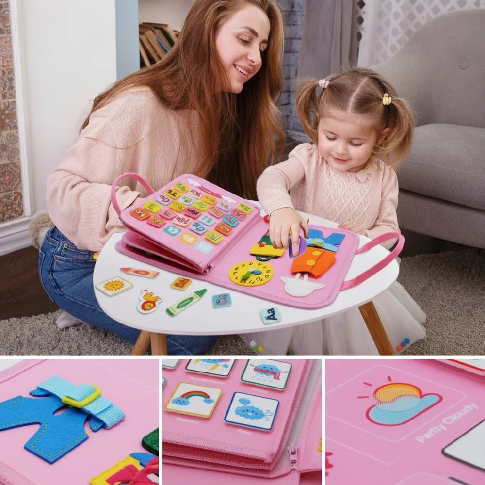 Enhanced Product Title: "Montessori Sensorikbrett mit 15 Aktivitäten – Lernspielzeug für Kinder zur Förderung der Sinne und motorischen Fähigkeiten" 

This title includes relevant keywords while providing additional context about the product's benefits.