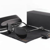 Men's Vintage Polarized Sunglasses – UV400 Protection, Aluminum Frame & 5 Colors