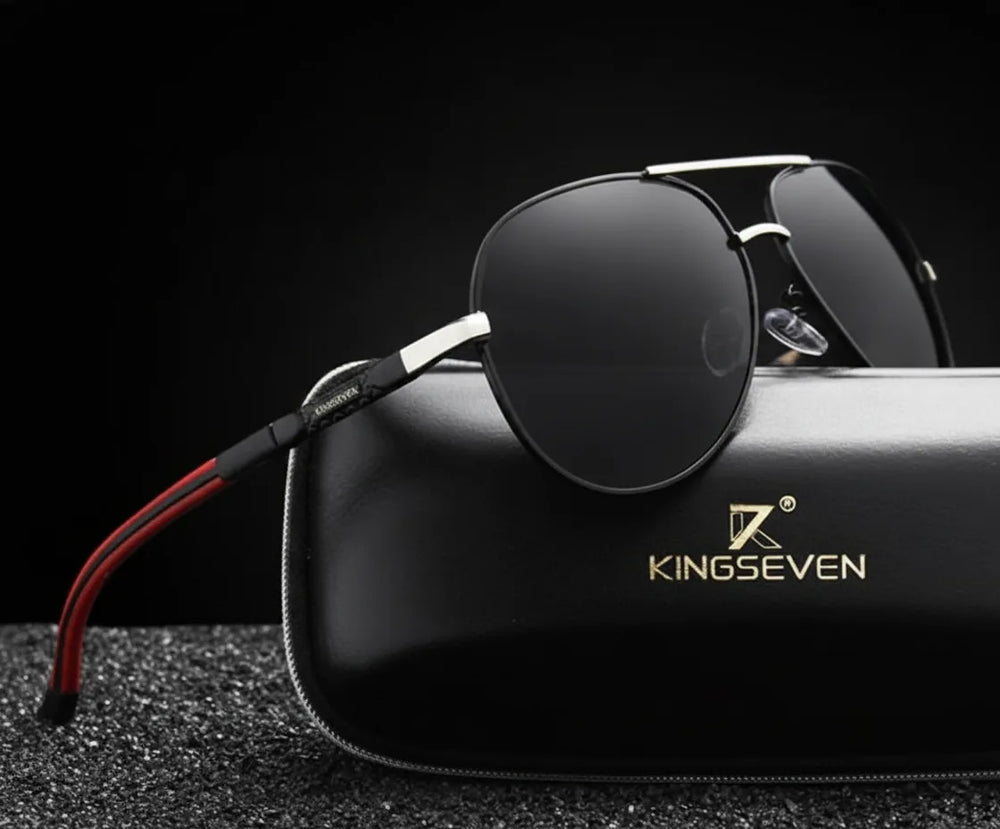 Men's Vintage Polarized Sunglasses – UV400 Protection, Aluminum Frame & 5 Colors