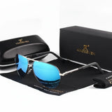 Men's Vintage Polarized Sunglasses – UV400 Protection, Aluminum Frame & 5 Colors