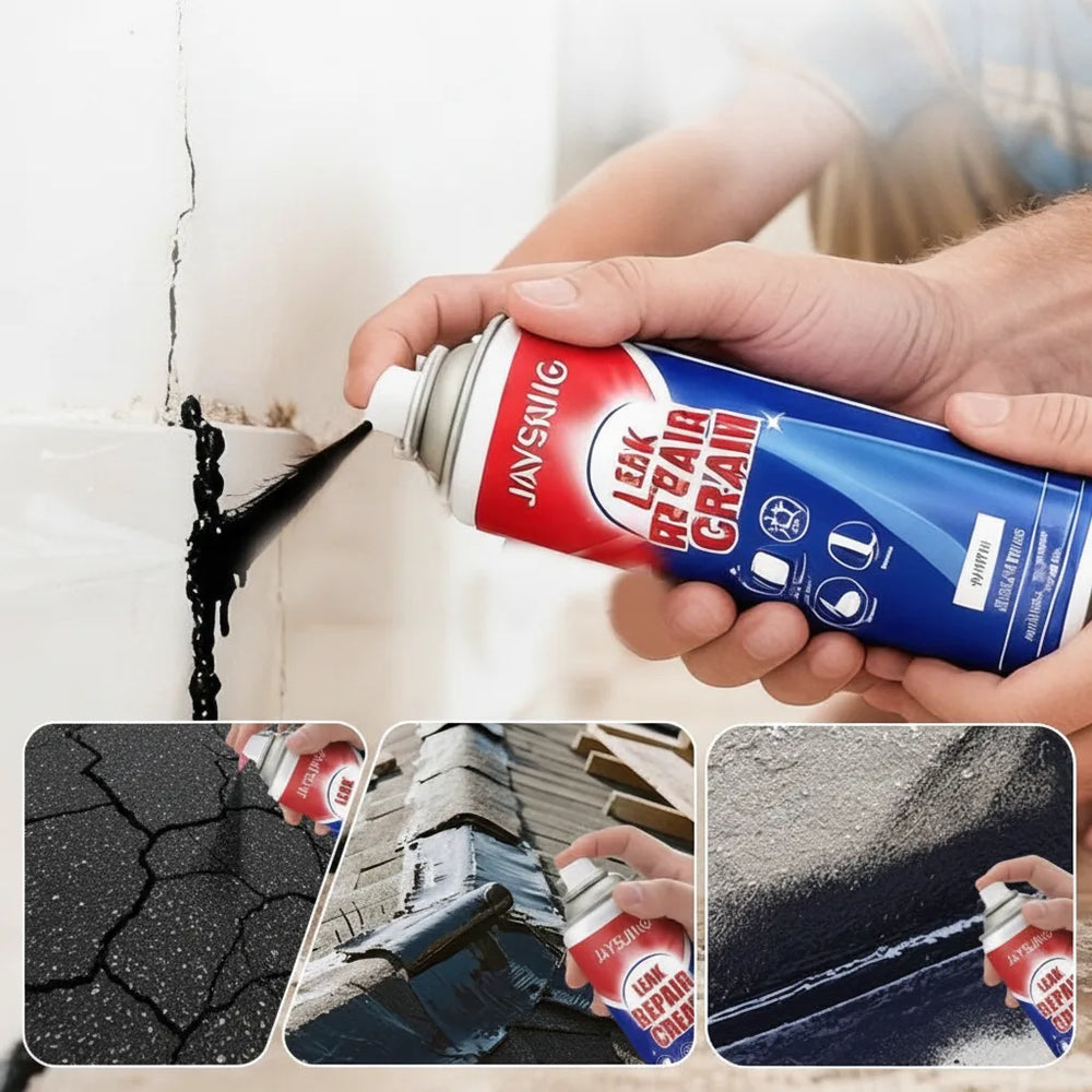 Waterproof Sealant Spray – 100ml, Flexible, Seals Cracks & Leaks, with Brush