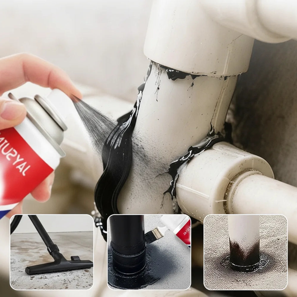 Waterproof Sealant Spray – 100ml, Flexible, Seals Cracks & Leaks, with Brush
