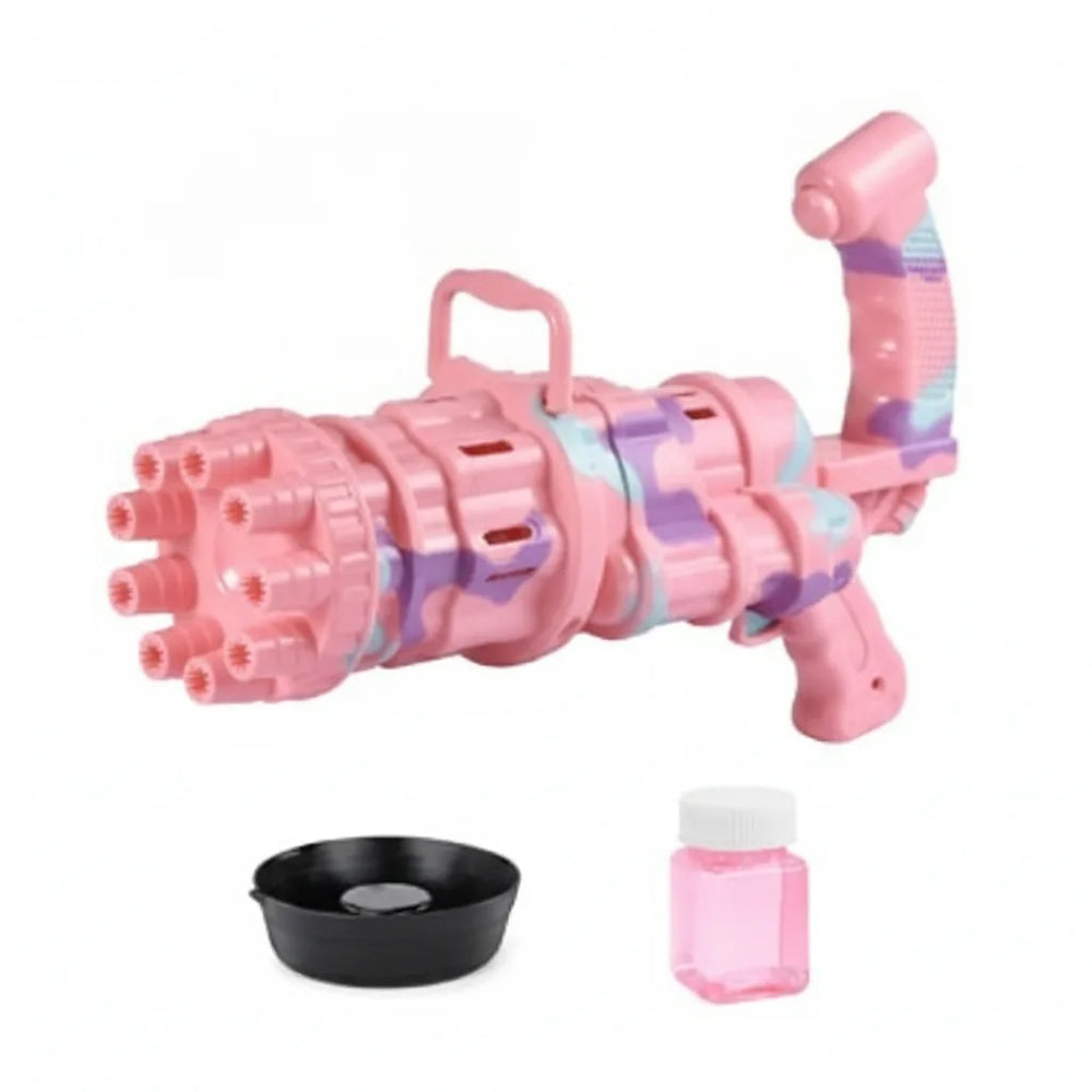 Portable Bubble Machine – Multi-Mode, Light & Music & Built-In Fan