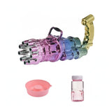 Portable Bubble Machine – Multi-Mode, Light & Music & Built-In Fan