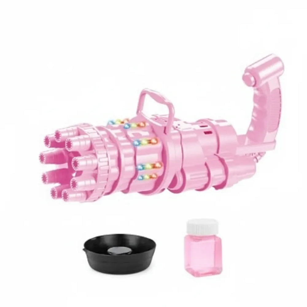 Portable Bubble Machine – Multi-Mode, Light & Music & Built-In Fan