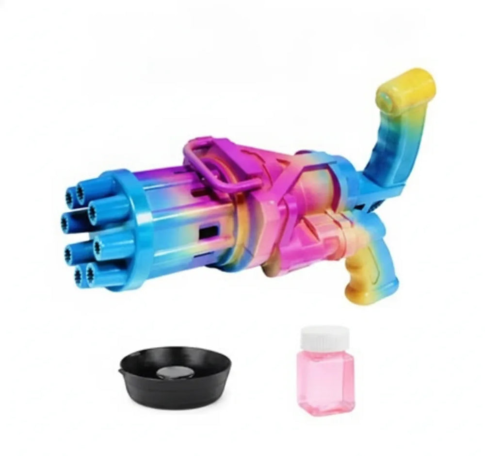 Portable Bubble Machine – Multi-Mode, Light & Music & Built-In Fan