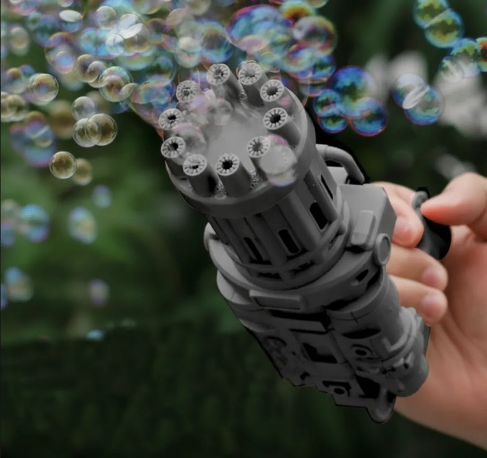 Portable Bubble Machine – Multi-Mode, Light & Music & Built-In Fan