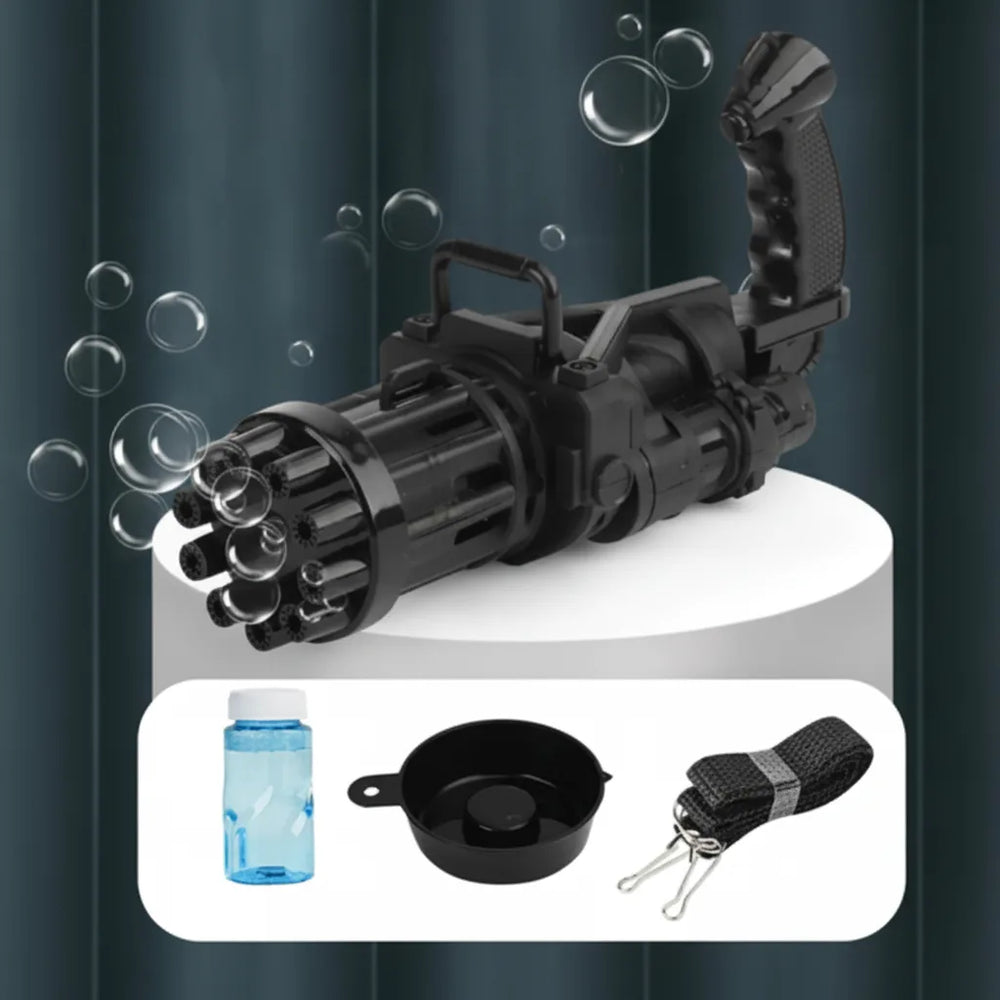 Portable Bubble Machine – Multi-Mode, Light & Music & Built-In Fan
