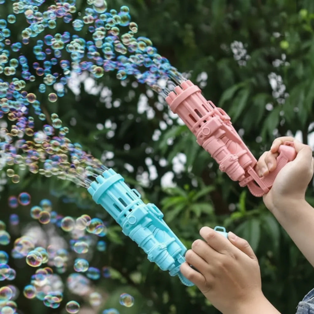 Portable Bubble Machine – Multi-Mode, Light & Music & Built-In Fan