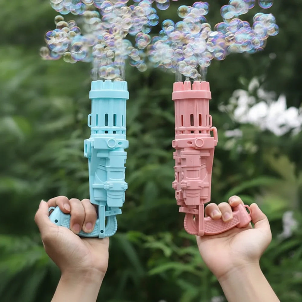Portable Bubble Machine – Multi-Mode, Light & Music & Built-In Fan
