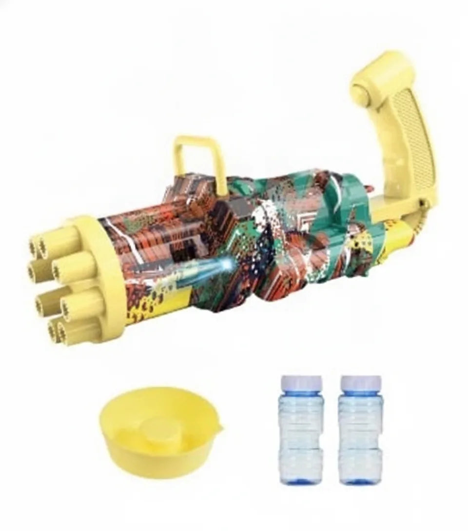 Portable Bubble Machine – Multi-Mode, Light & Music & Built-In Fan